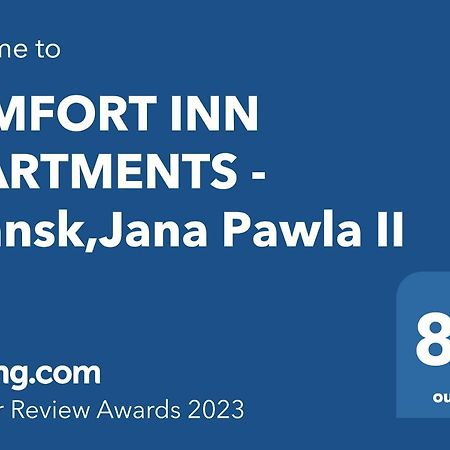 Comfort Inn Apartments - Gdansk,Jana Pawla II Kültér fotó